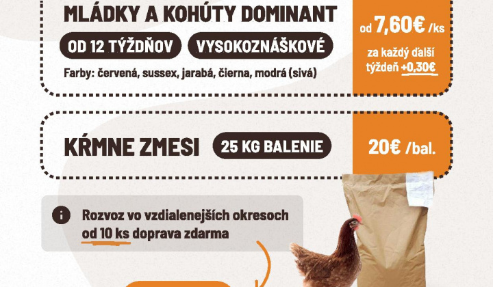 1. fotografia fotogalérie Aktuality / Plagát - hydina - foto