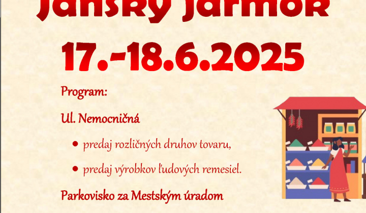1. fotografia fotogalérie Aktuality / Pozvánka na Jánsky jarmok - foto