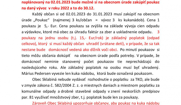 18. fotografia fotogalérie Odvoz odpadu / Odpadové hospodárstvo - foto