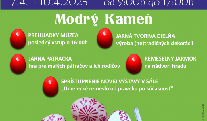 Veľká noc na hrade Modrý Kameň