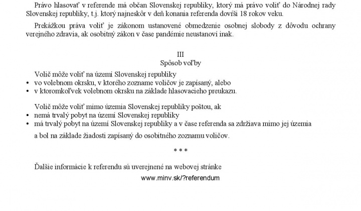 Fotka - Referendum 2026