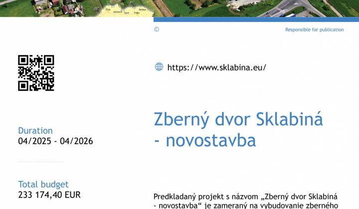 Fotka - Zberný dvor - novostavba